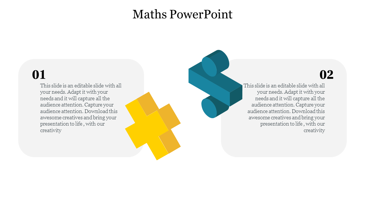 Effective Maths PowerPoint Presentation Slide Template